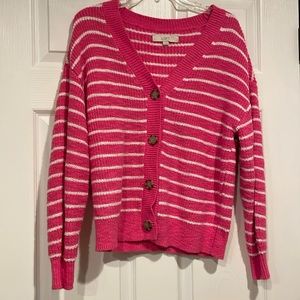 Pink “Boyfriend” sweater